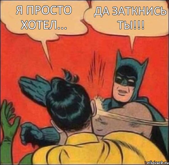 Я просто хотел... ДА ЗАТКНИСЬ ТЫ!!!, Комикс   Бетмен и Робин