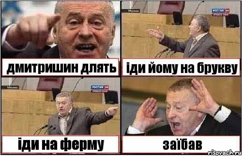 дмитришин длять іди йому на брукву іди на ферму заїбав, Комикс жиреновский