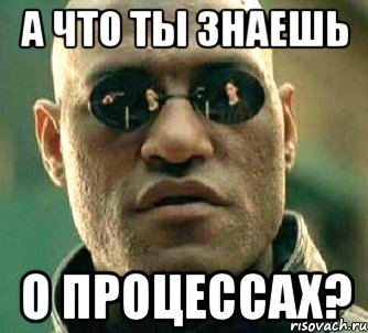 А что ты знаешь О процессах?, Мем  а что если я скажу тебе