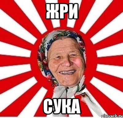 ЖРИ СУКА, Мем  бабуля