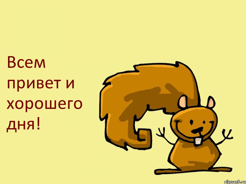 Всем привет и хорошего дня!, Комикс  белка