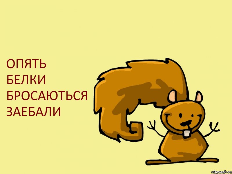 ОПЯТЬ БЕЛКИ БРОСАЮТЬСЯ ЗАЕБАЛИ, Комикс  белка