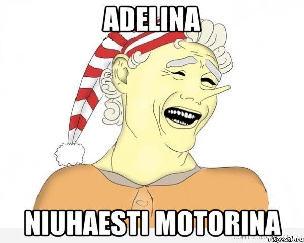 adelina niuhaesti motorina, Мем буратино