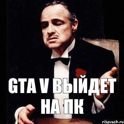 Gta V выйдет на пк, Комикс Дон Вито Корлеоне 1