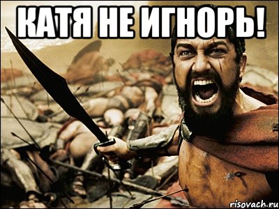 Катя не игнорь! , Мем Это Спарта