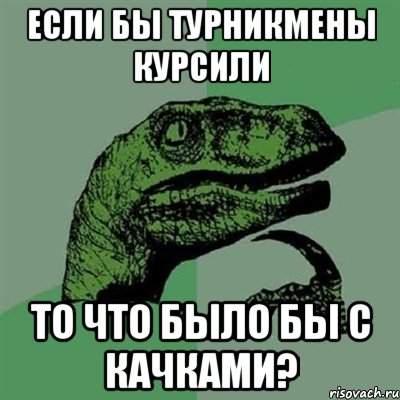 Если бы турникмены курсили То что было бы с качками?, Мем Филосораптор