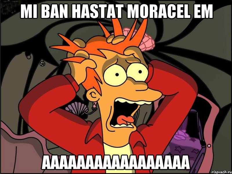 mi ban hastat moracel em aaaaaaaaaaaaaaaaa, Мем Фрай в панике