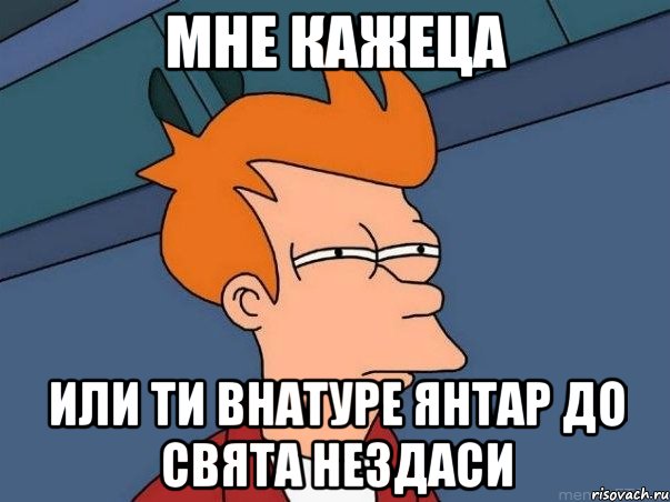 МНЕ КАЖЕЦА ИЛИ ТИ ВНАТУРЕ ЯНТАР ДО СВЯТА НЕЗДАСИ, Мем  Фрай (мне кажется или)