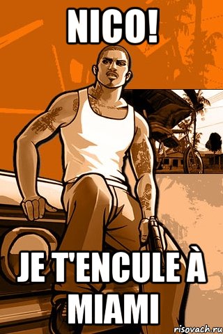 Nico! Je t'encule à Miami, Мем GTA