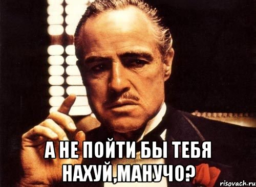  А не пойти бы тебя нахуй,Манучо?, Мем крестный отец