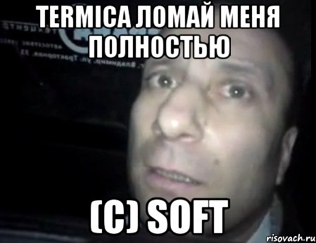 termica ломай меня полностью (с) SOFT, Мем Ломай меня полностью