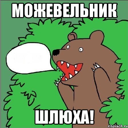 Можевельник шлюха!, Мем Медведь-шлюха