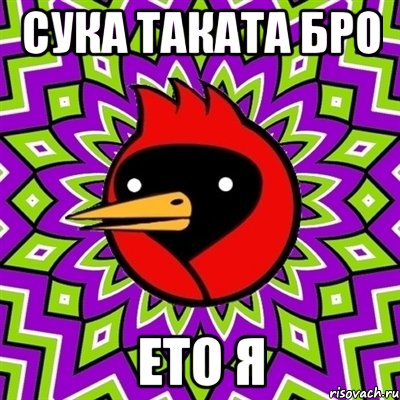 сука таката бро ето я, Мем Омская птица