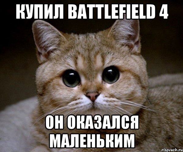 Купил BattleField 4 он оказался маленьким, Мем Пидрила Ебаная