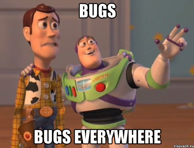 bugs bugs everywhere, Мем Они повсюду (История игрушек)