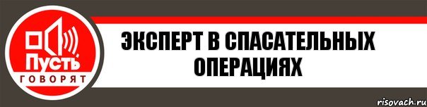 эксперт в спасательных операциях, Комикс   пусть говорят