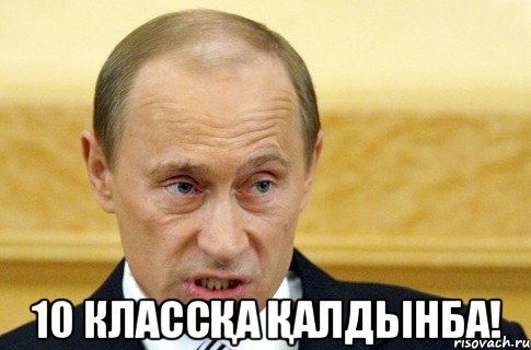  10 классқа қалдынба!, Мем путин