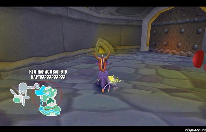 кто нарисовал эту карту??????????, Комикс Spyro 2