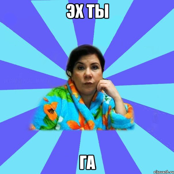 эх ты га, Мем типичная мама