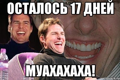 Осталось 17 дней Муахахаха!, Мем том круз