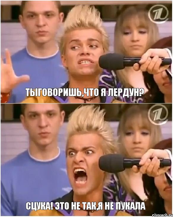 тыговоришь,что я Лердун? сцука! это Не так,я не пукала, Комикс Товарищ адвокат