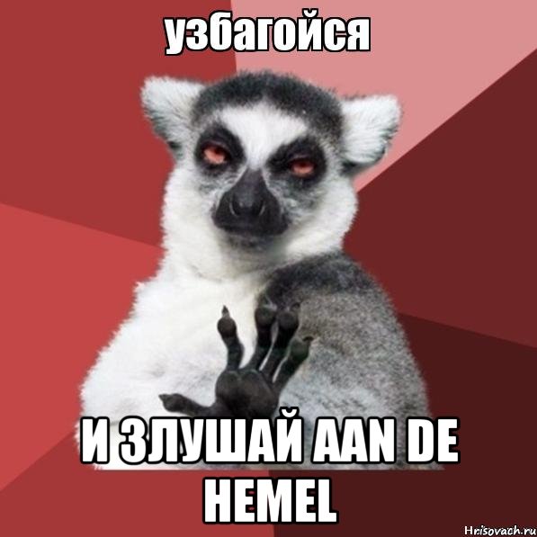  И ЗЛУШАЙ AAN DE HEMEL, Мем Узбагойзя