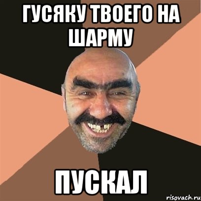 Гусяку твоего на шарму ПУСКАЛ, Мем Я твой дом труба шатал