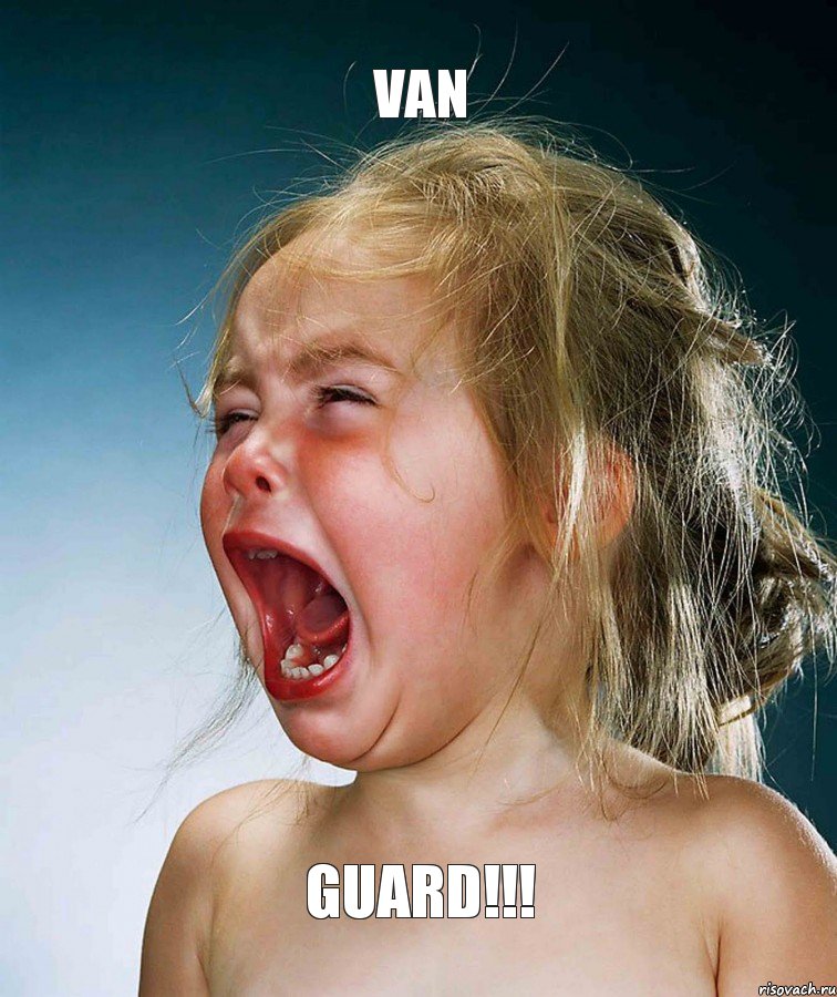 VAN GUARD!!!, Мем Плачущая девочка