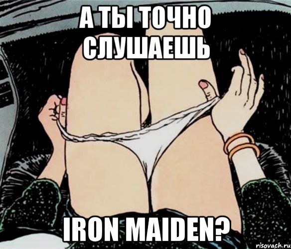 А ты точно слушаешь Iron Maiden?, Мем А ты точно