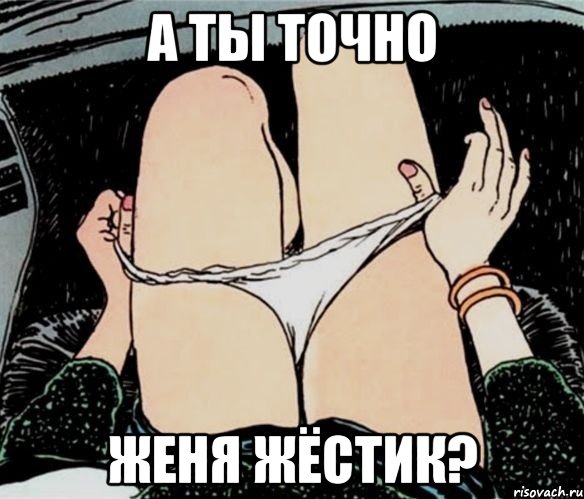 А ТЫ ТОЧНО ЖЕНЯ ЖЁСТИК?, Мем А ты точно