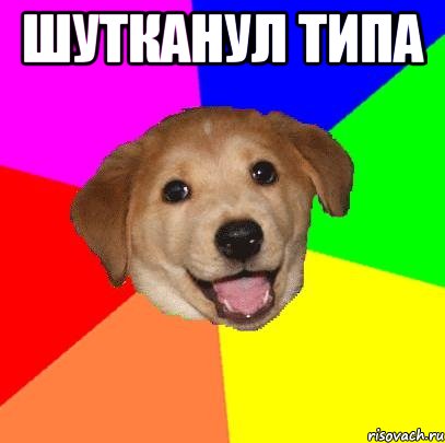 Шутканул типа , Мем Advice Dog