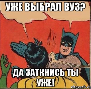 Уже выбрал ВУЗ? Да заткнись ты уже!, Комикс   Бетмен и Робин