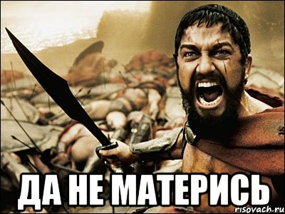  да не матерись, Мем Это Спарта