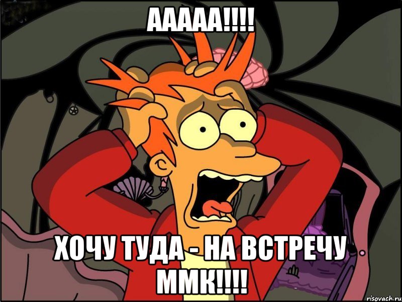 ААААА!!!! Хочу туда - на встречу ММК!!!!, Мем Фрай в панике