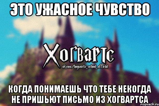 Это ужасное чувство Когда понимаешь что тебе некогда не пришьют письмо из Хогвартса, Мем Хогвартс