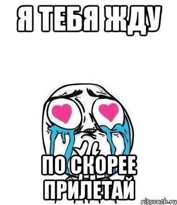 Я тебя жду По скорее Прилетай, Мем Влюбленный