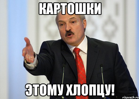 Картошки этому хлопцу!, Мем лукашенко