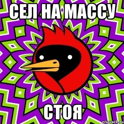 Сел на массу Стоя, Мем Омская птица