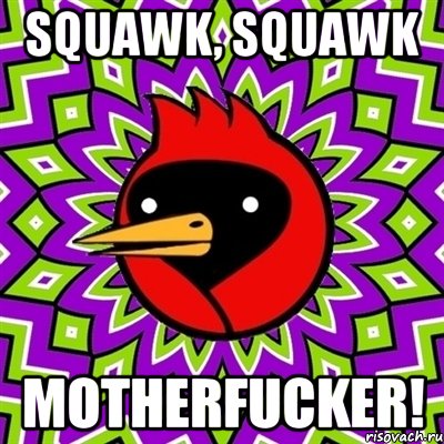 Squawk, squawk Motherfucker!, Мем Омская птица