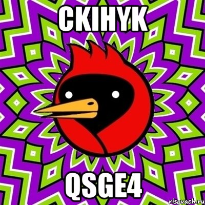 cKiHYk QSGe4, Мем Омская птица