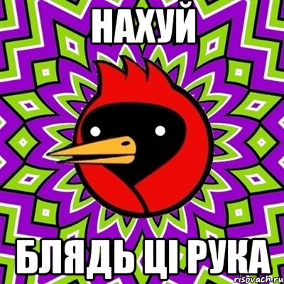 нахуй блядь ці рука, Мем Омская птица