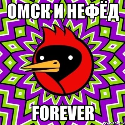 Омск и нефёд Forever, Мем Омская птица