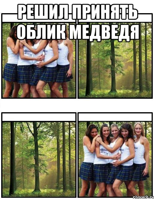 решил принять облик медведя 