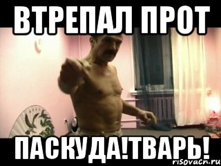 ВТРЕПАЛ ПРОТ ПАСКУДА!ТВАРЬ!, Мем Паскуда тварь