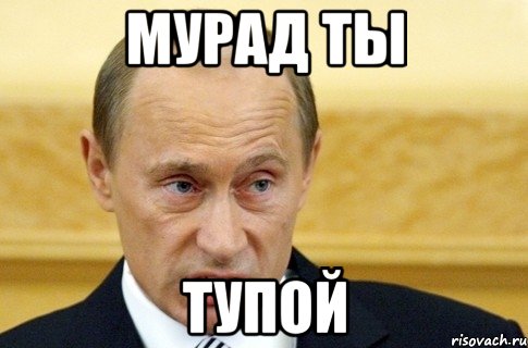 мурад ты тупой, Мем путин