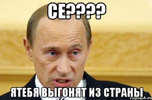 Се???? Ятебя выгонят из страны, Мем путин