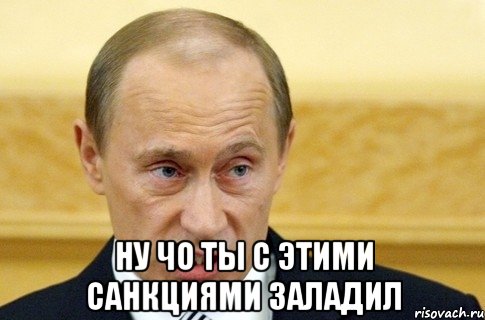  ну чо ты с этими санкциями заладил, Мем путин