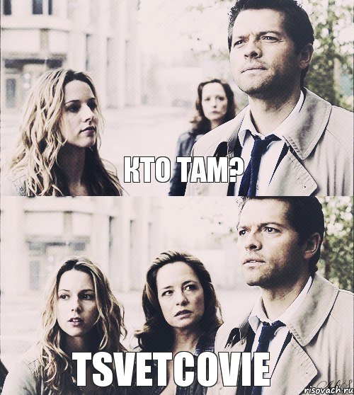 Кто там? Tsvetcovie  , Комикс Supernatural