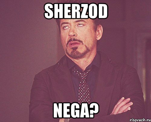 Sherzod nega?, Мем твое выражение лица