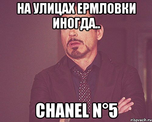 На улицах Ермловки иногда.. CHANEL N°5, Мем твое выражение лица